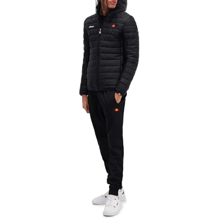 Ellesse Steppjacke Lombardy (1-St), Arbeitsjacke aus 100% Mikro-Polyester, Steppeinsätze, verdeckte Taschen und Kapuze, gesticktes Semi-Palla und Logo, Reißverschluss mit Semi-Palla, blau – Bild 7