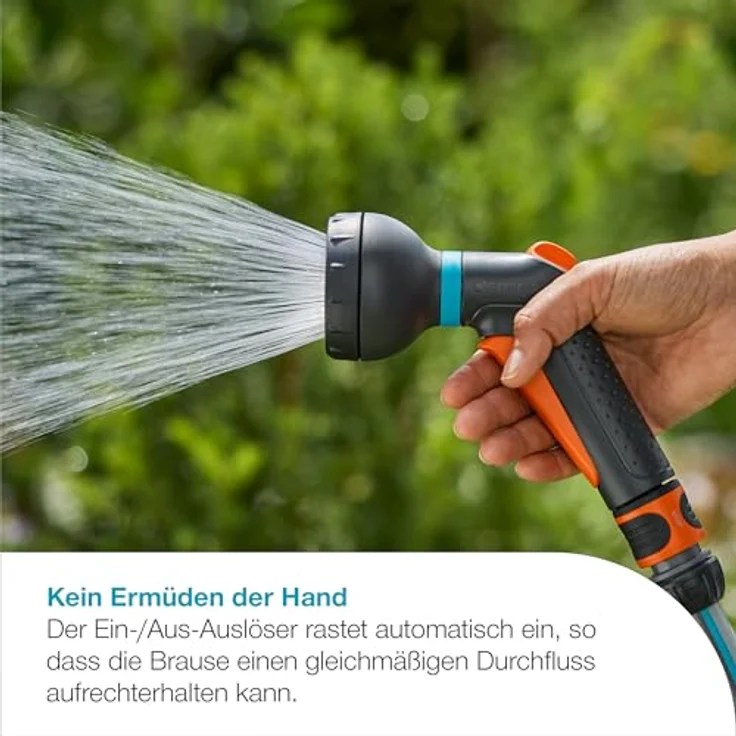 Gardena Bewässerungsbrause Classic, Softsprühbild mit stufenlos einstellbarer Wassermenge, wetterbeständig gegen UV-Strahlung und Frost – Bild 5