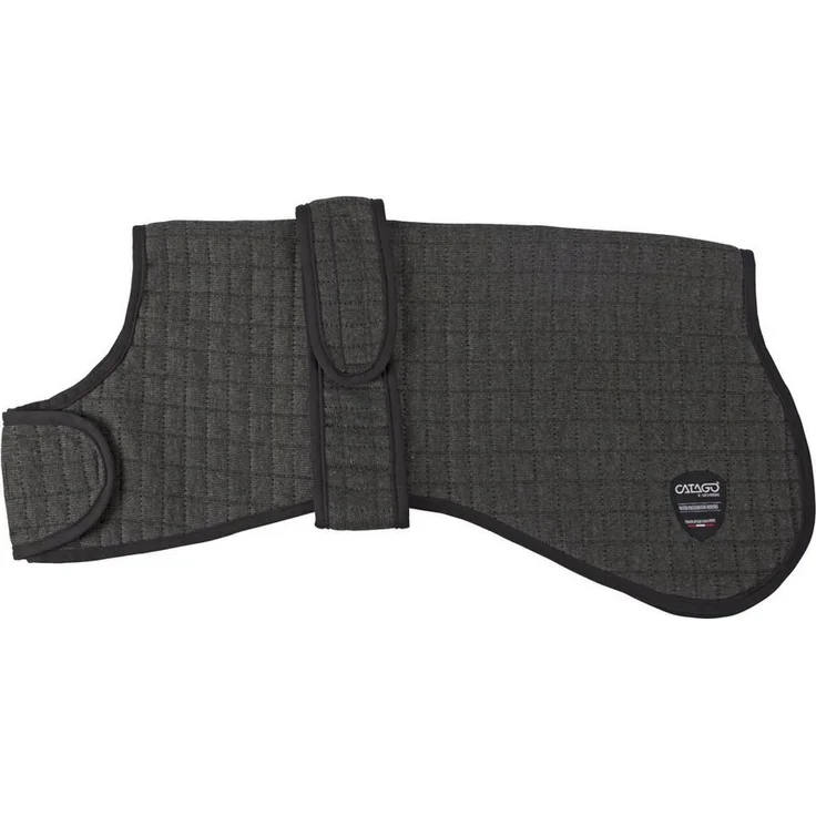 CATAGO Hundemantel Cooler, grau, Größenregulierend mit atmungsaktivem Material, 55 cm
