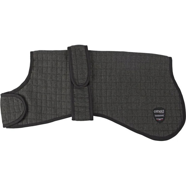 CATAGO Hundemantel Cooler, grau, Größenregulierend mit atmungsaktivem Material, 55 cm