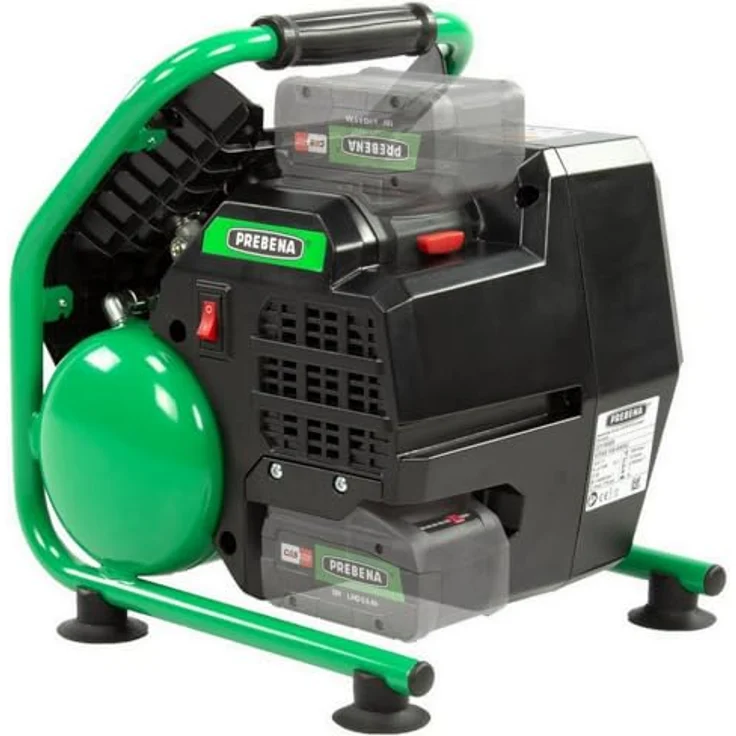 Prebena Vitas 100 18V Akku Kompressor Set mit hocheffizientem Brushless Motor und 18V 5,5AH Akku mit Ladestation – Bild 3