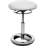 Topstar Sitness Bob, Weißer Arbeitshocker mit ergonomischem Design