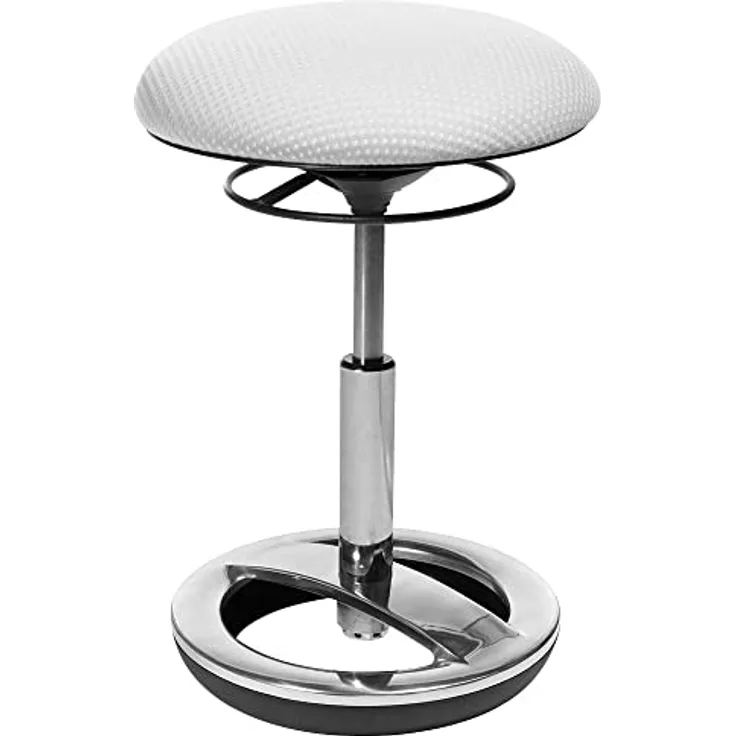 Topstar Sitness Bob, Weißer Arbeitshocker mit ergonomischem Design