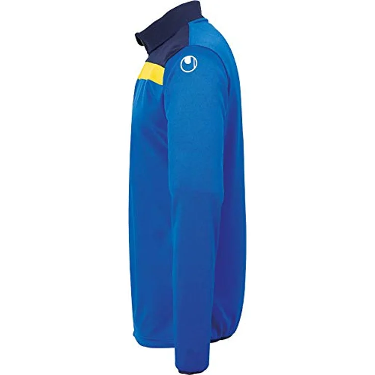 Uhlsport Offense 23 Polyesterjacke Herren - Royal / Marine / Lime, 100% Stretch-Polyester, Brusttasche mit Reissverschluss, modernes Design – Bild 5