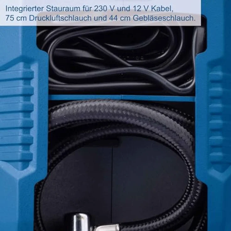 Scheppach Kompressor Airforce 6, kabelloser Hybrid-Kompressor mit 10.30 Bar und 21 l, schwarz – Bild 7