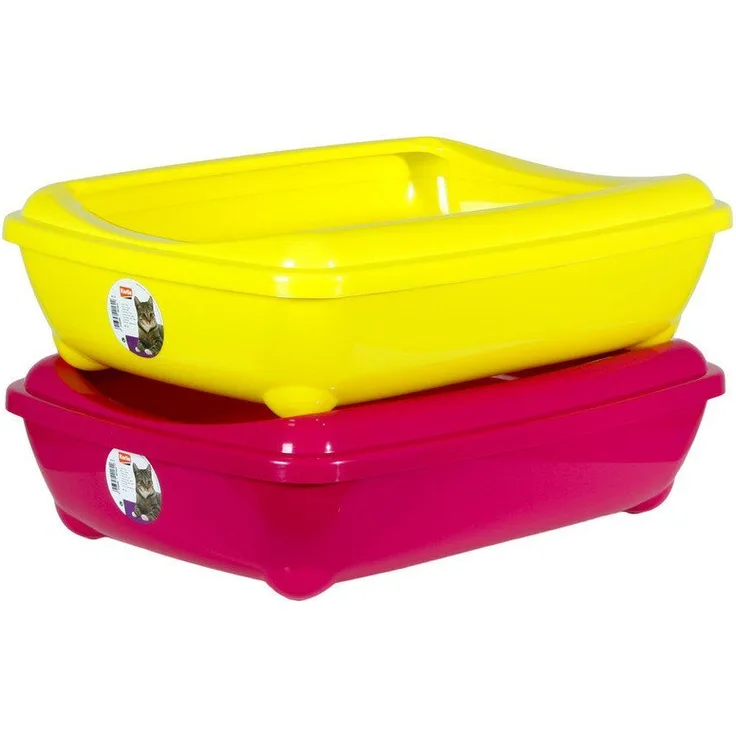 Karlie Katzentoilette Toilette mit Rand Arist-O-Tray Hawai, Größe 50 x 38 x 13 cm