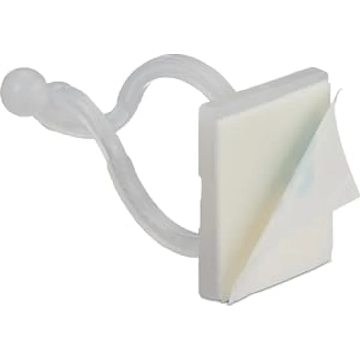 Relaxdays Pflanzenclips, Selbstklebend Kunststoff Weiß, 240er Set zur Unterstützung von rankenden Pflanzen – Bild 6
