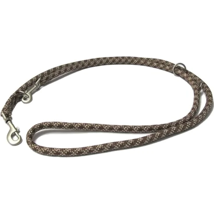 Wolters Hundeleine Everest, reflektierend, 2,00 m lang, tabac/sand, robustes Taumaterial – Bild 2