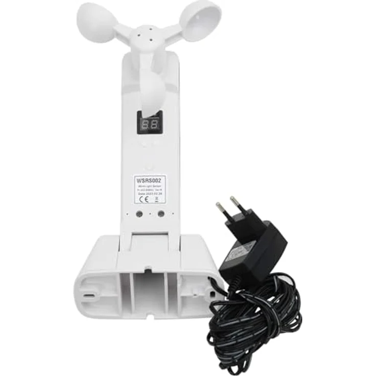 vidaXL Elektrische ausziehbare Markise, 3,5 x 2 m, braun mit LED und Wettersensor – Bild 7