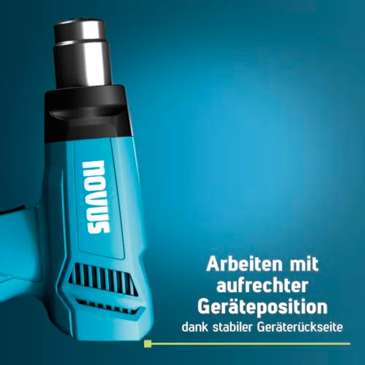 NOVUS TOOLS Heißluftpistole H-180, 400–600°C, 1800W, Mikanitheizung, kompakt und leicht für vielseitige Anwendungen – Bild 4