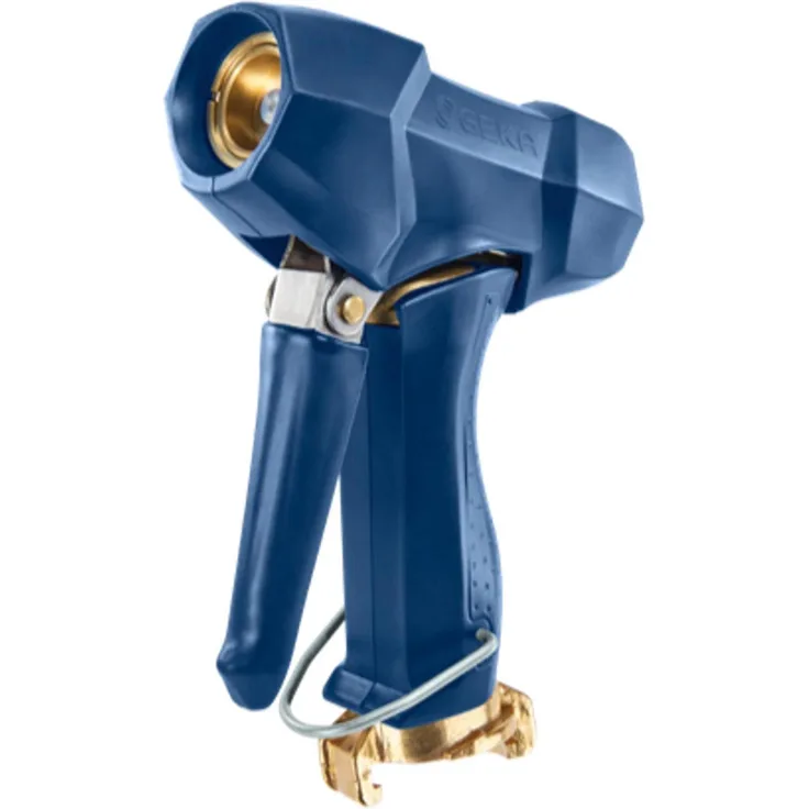 Geka Plus Profi-Reinigungspistole, ergonomisch, Wasser- und energieeffizient, blau, für industrielle Anwendungen