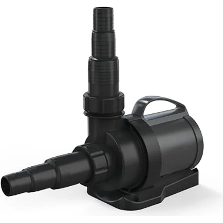 Pontec PondoMax Eco 15000 Control, Filter- und Bachlaufpumpe mit integriertem Controller, variable Förderleistung, über und unter Wasser aufstellbar – Bild 3
