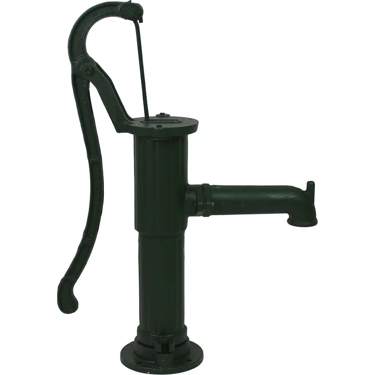 TRUTZHOLM® Schwengelpumpe + Pumpenständer Klassisches Design Gusseisen Handpumpe Gartenpumpe Ständer – Bild 5