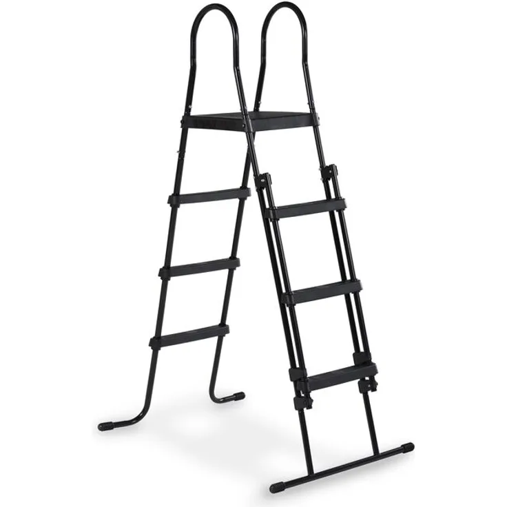 EXIT Poolleiter für Rahmenhöhen von 108-122 cm, schwarz - Preisvergleich