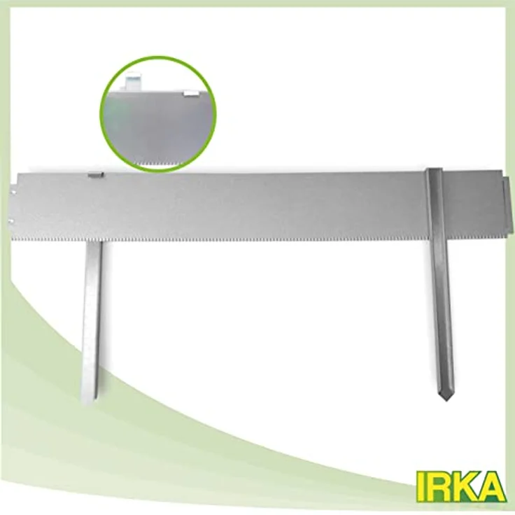 IRKA 1017 – Erdanker für Rasenkante schmal und Rasenkantenband – Cortenstahl – 450 x 50 x 12 mm – stabile Beeteinfassung – Bild 4