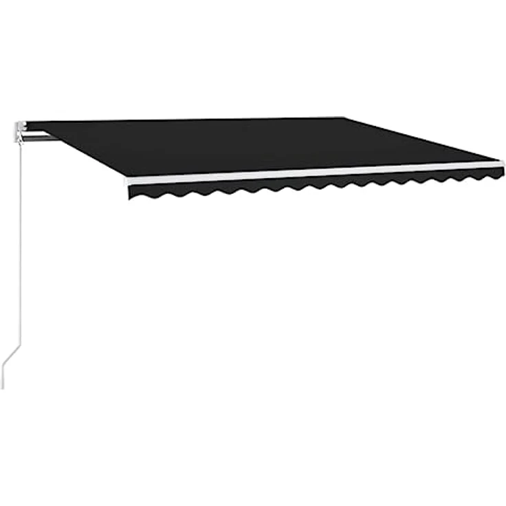 vidaXL Gelenkarmmarkise Einziehbar 400x350 cm Anthrazit – Bild 2