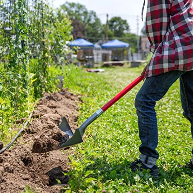 Root Slayer® Root Assassin Gartenschaufel, 110 cm, innovative Flügeltechnologie, extrem robust & belastbar – Bild 9