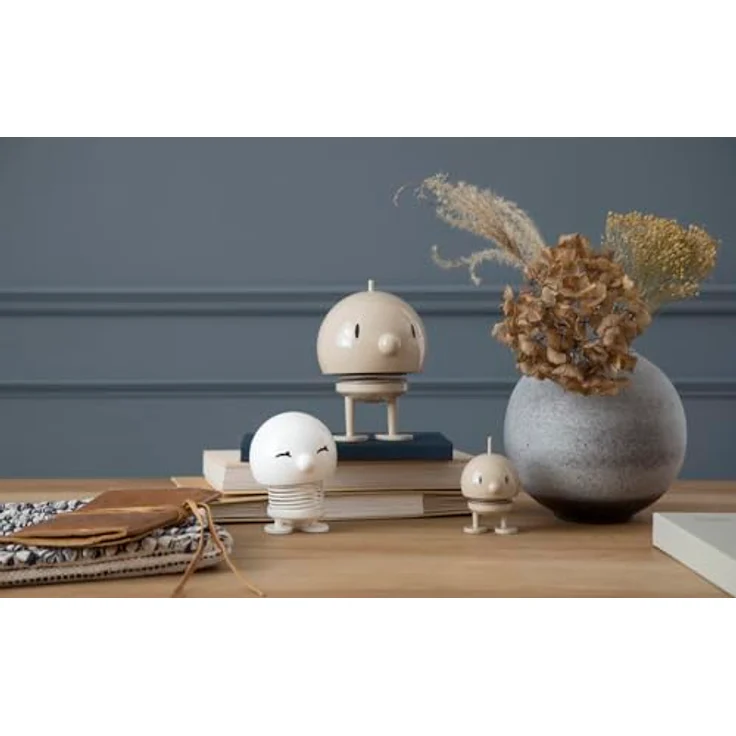 Hoptimist Small Bumble, Wackelfigur, Wackel Figur, Dekoidee, Dekoration, Kunststoff, Latte, H 7 cm, 26087 – Bild 9