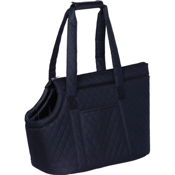 Nobby Tiertransporttasche "RATA" bis 7,00 kg, Transporttasche aus strapazierfähigem Mikrofaser, mit Tragegurten und Karabiner, blau