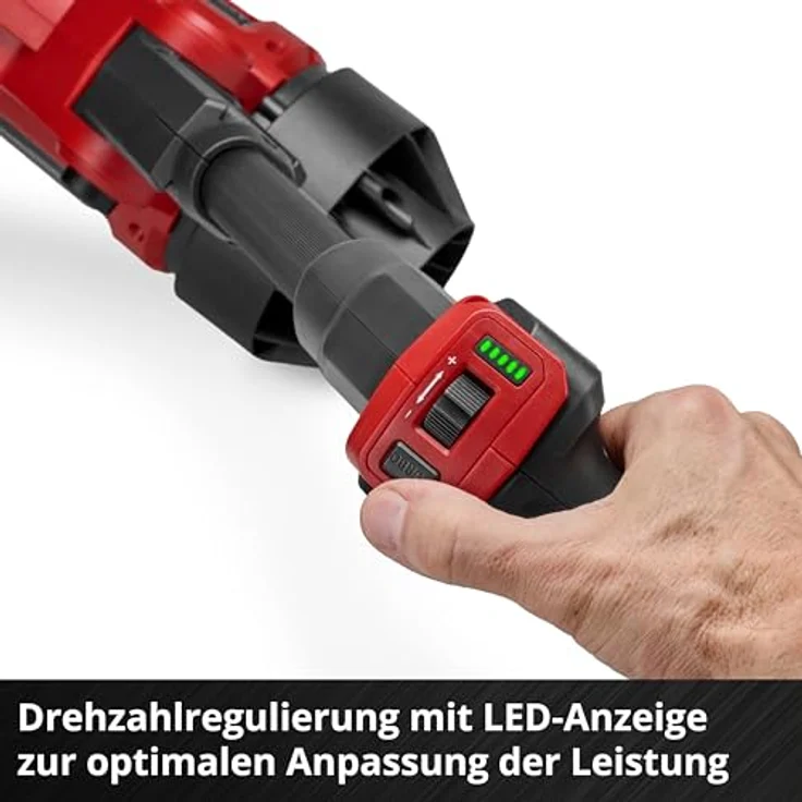 Einhell Professional GP-LB 36/270 Li E BL-Solo Akku Laubbläser, 36V, bürstenloser Motor, Softgriff, bis zu 270 km/h Blasgeschwindigkeit, 1.100 m³/h Blasleistung – Bild 9
