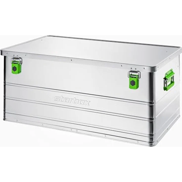 ALUTEC Aluminiumbox Starbox 140 (Inhalt 140 l, Innenmaße (LxBxH) 900 x 495 x 367 mm, staub-/spritzwassergeschützt, inkl. Fanbänder, Werkzeugbox, Aufbewahrungskiste, Gewicht 5,8 kg) 26140 – Bild 2