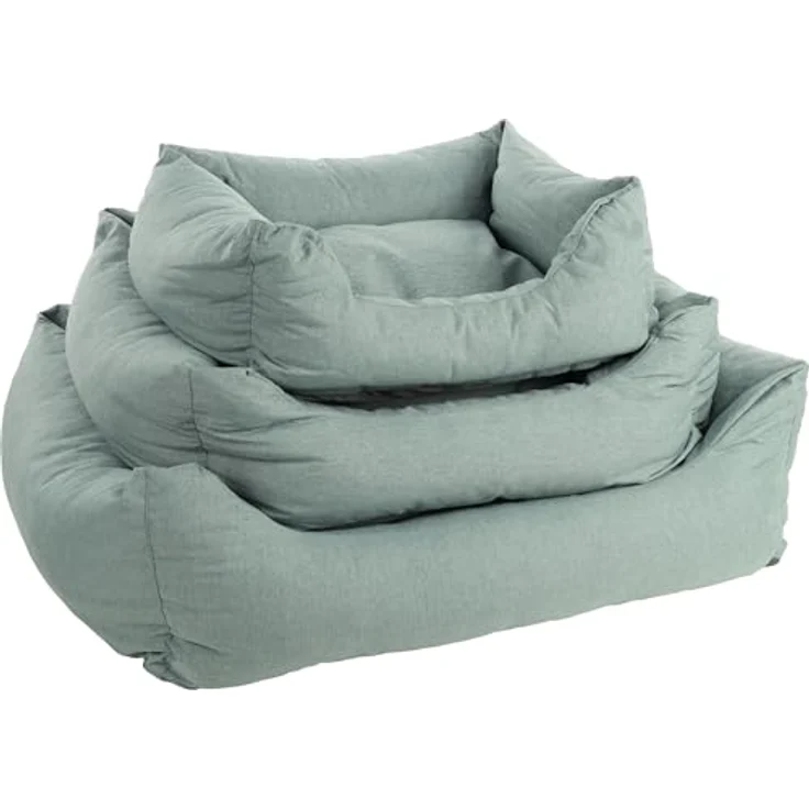 Flamingo Korb Geneve Rechteck Hellgrün 80x67x22cm - Abnehmbarer Bezug, waschbar bei 30°C – Bild 2