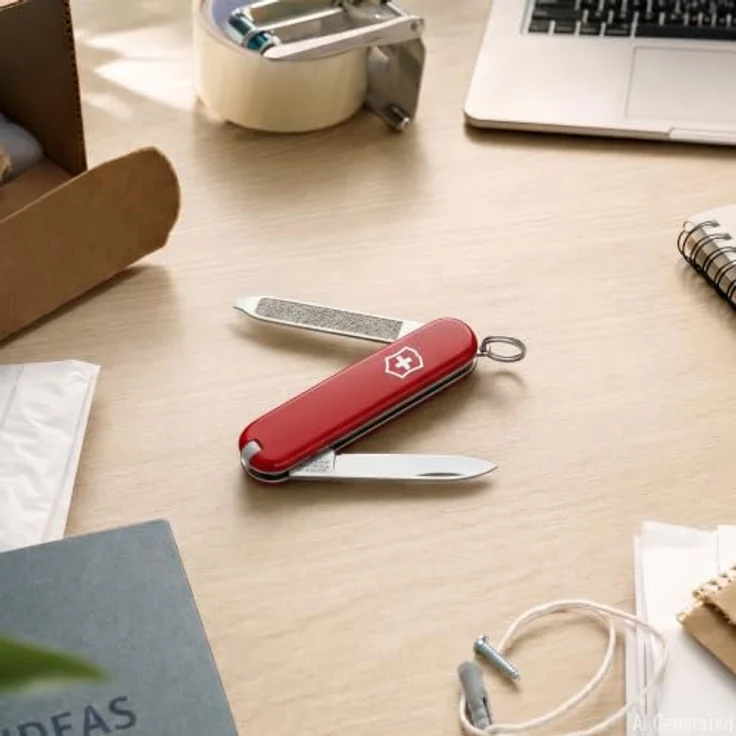 Victorinox Escort 0.6123, Schweizer Taschenmesser mit 6 Funktionen, Rot – Bild 2