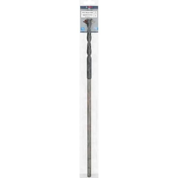 Bosch Schalungs- und Installationsbohrer, SDS Plus, 12 x 400 mm, Hochwertiger HSS Bohrer mit auslaufender Spiralnut für mehrschichtige Materialien – Bild 2