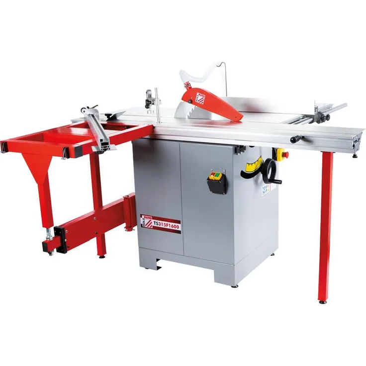 Holzmann TS315F1600, Formatkreissäge mit 2200 Watt, max. Schnitttiefe 85 mm, inkl. Hartmetall-Kreissägeblatt Ø315 mm, schwenkbarer Sägekopf, 230V