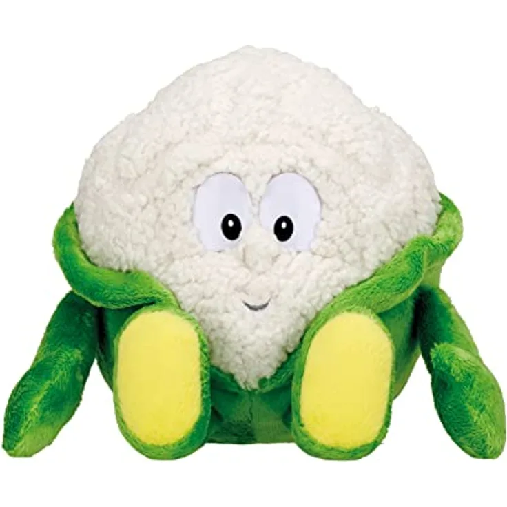 BEMIRO Tierkuscheltier Plüsch Blumenkohl "Goodness Gang" - ca. 24 cm, kuschelig weich, Kunststoffaugen