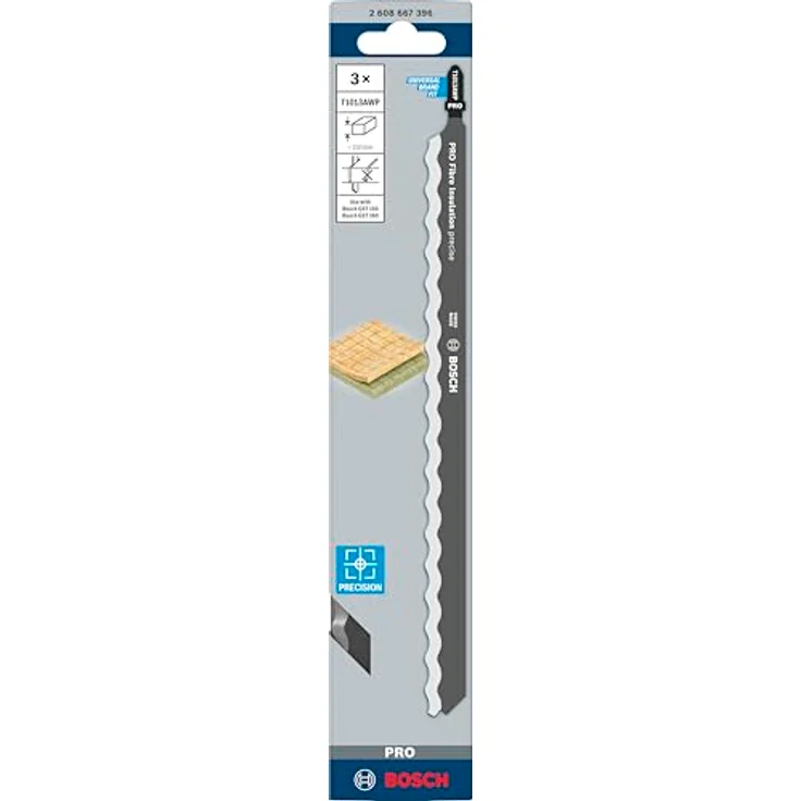 Bosch Professional Stichsägeblätter Packung 3-Stück T 1013 AWP, 2608667396 – Bild 2