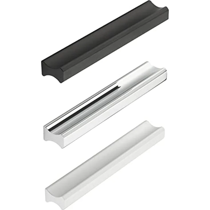 SO-TECH Griffleiste STOCKHOLM BA 320 mm, schwarz eloxiert aus Aluminium, inkl. M4 Schrauben – Bild 3