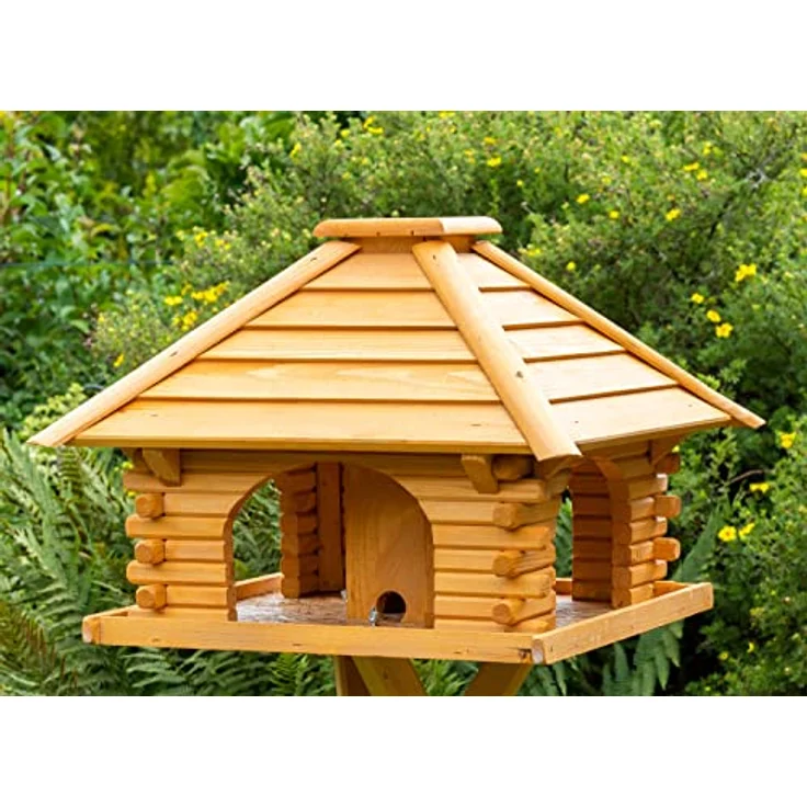 Deko-Shop-Hannusch Vogelhaus, Futterhaus, Vogelhäuschen, sehr stabil, behandelt