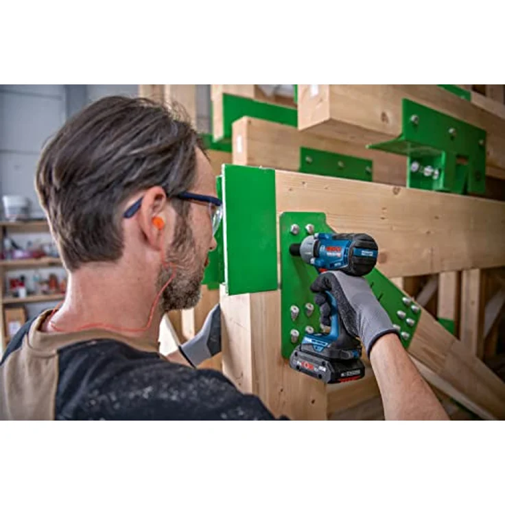 Bosch Professional 18V System Akku Drehschlagschrauber GDS 18V-450 PC (450 Nm, 800 Nm, inkl. Bluetooth-Modul, 2x ProCORE 4.0Ah, Schnellladegerät GAL 18V-40, L-BOXX) – Bild 5