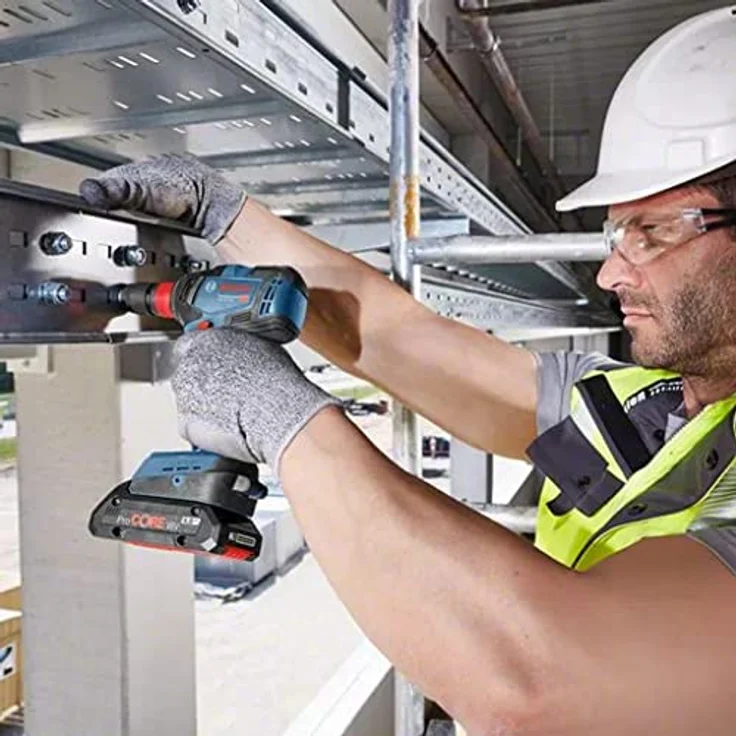 Bosch Professional Akku-Drehschlagschrauber GDX 18V-200,ohne Akku ohne Ladegerät L-Boxx – Bild 5
