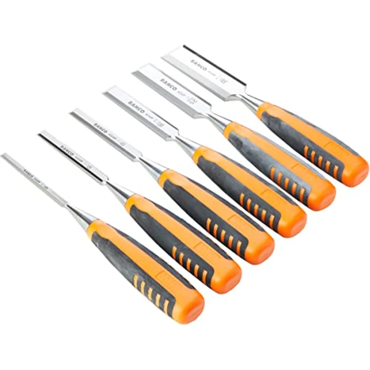 Bahco 424P-S6-EUR BH424P-S6-EUR Stechbeitel-Satz 6-10-12-18-25-32mm 6-teilig in Holzbox – Bild 2