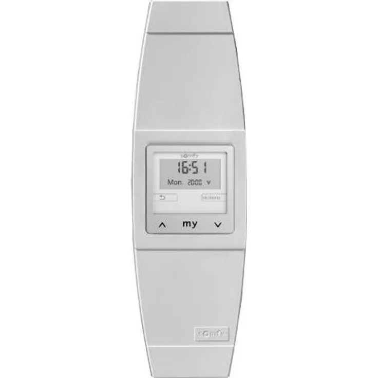 Somfy Chronis Smoove Uno S Kit 1805276, Elektronische Zeitschaltuhr für Unterputzmontage, weiß, mit Astro-Programm und Helligkeitssensoranschluss