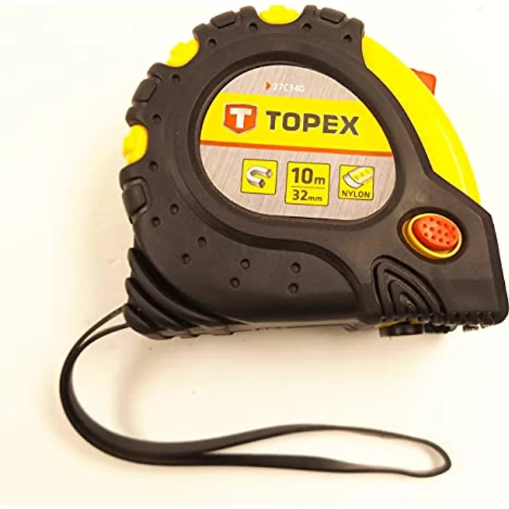 TOPEX Profi Rollmaßband mit magnetischem Endhaken 10m – Bild 6