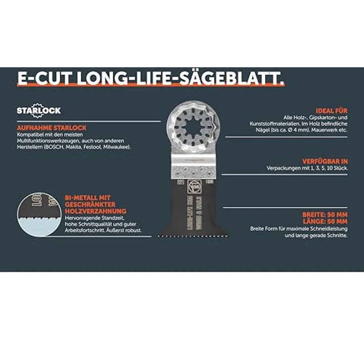 Fein E-Cut Long-Life-Sägeblatt (63502224210) – Bild 7