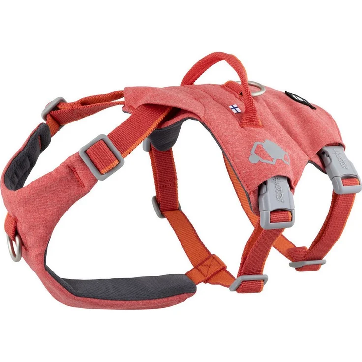 HURTTA Safeguard Harness ECO, Ausbruchsicheres Hundegeschirr mit individueller Anpassung, rot