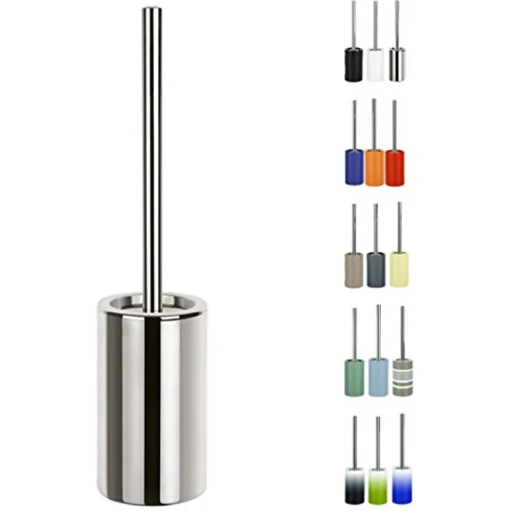 Spirella "Tube WC Bürste Toilettenbürste Klobürste WC Garnitur aus Porzellan Silber