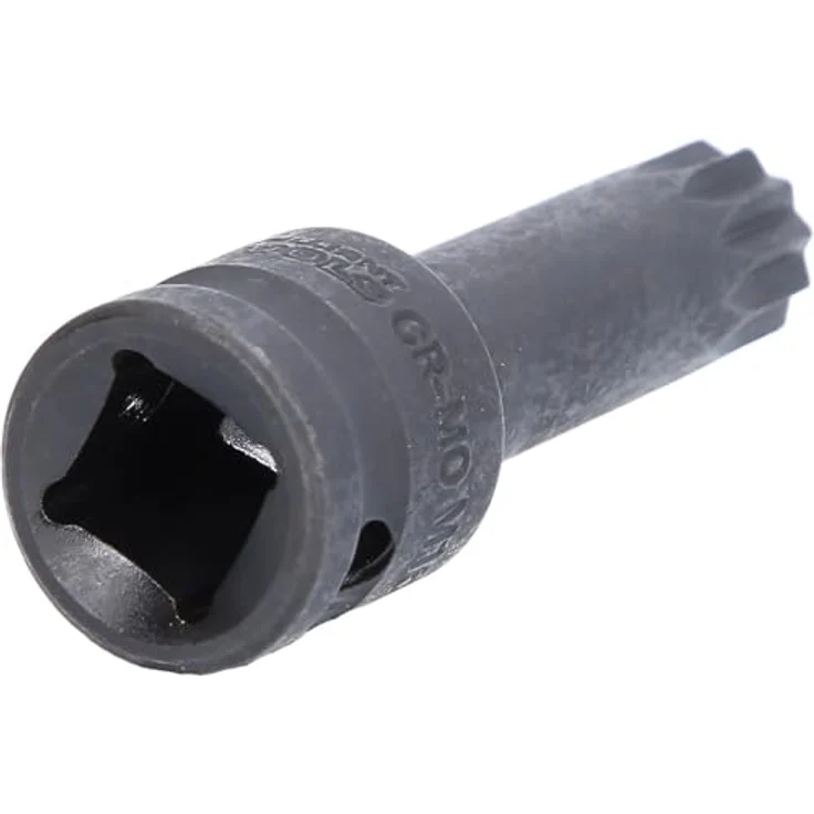 Brilliant Tools Bit-Stecknussset, XZN M16 in 1/2" Größe, aus Chrom-Molybdän-Stahl, phosphatiert, für Schlagschrauber und Drehmomentschlüssel – Bild 3