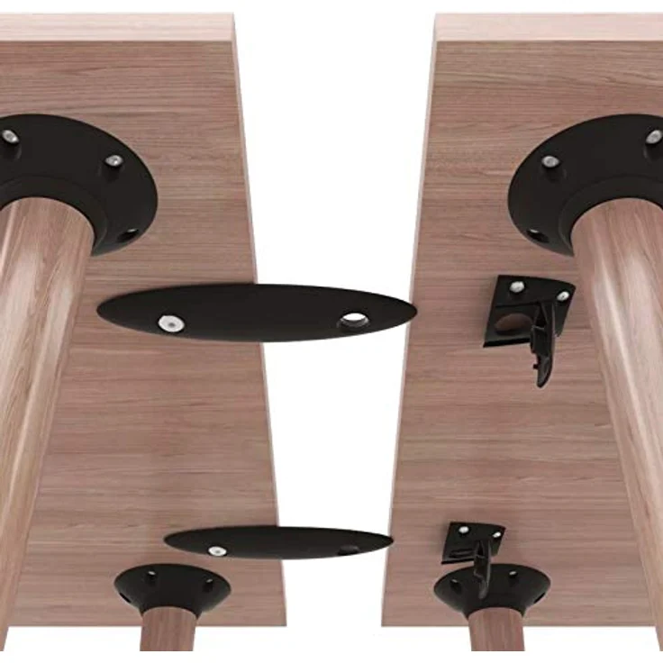 Tischplattenverbinder SURF 180 x 60 mm schwarz Arbeitsplattenverbinder Tisch-Verriegelung Hebelverschluss inkl. Befestigungsmaterial von SO-TECH® – Bild 2