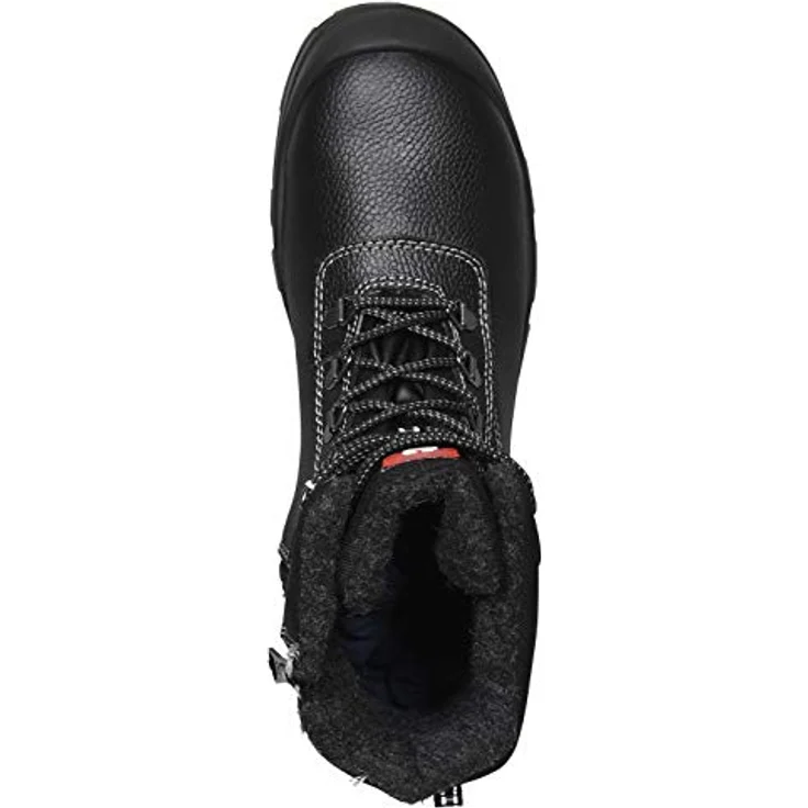 JORI Sicherheitsschuhe JERRY S3 CI, Damen und Herren, Lederschuh, robust, Schwarz, Stahlkappe, Durchtrittschutz, Kälteisolierung, Warmfutter, Winterstiefel - Größe 47 – Bild 5