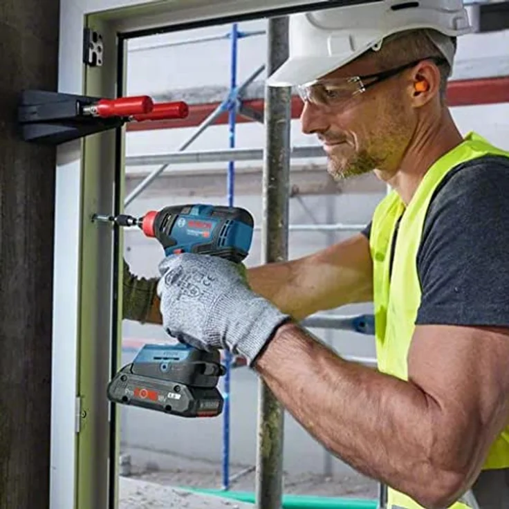 Bosch Professional Akku-Drehschlagschrauber GDX 18V-200,ohne Akku ohne Ladegerät L-Boxx – Bild 4