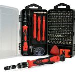 Red Tools Feinmechanik Bit-Set mit Schraubendreher, Präzisionsbits & Demontage-Zubehör - Reparatur-Set für Smartphone, Laptop, Computer - 119 Teile