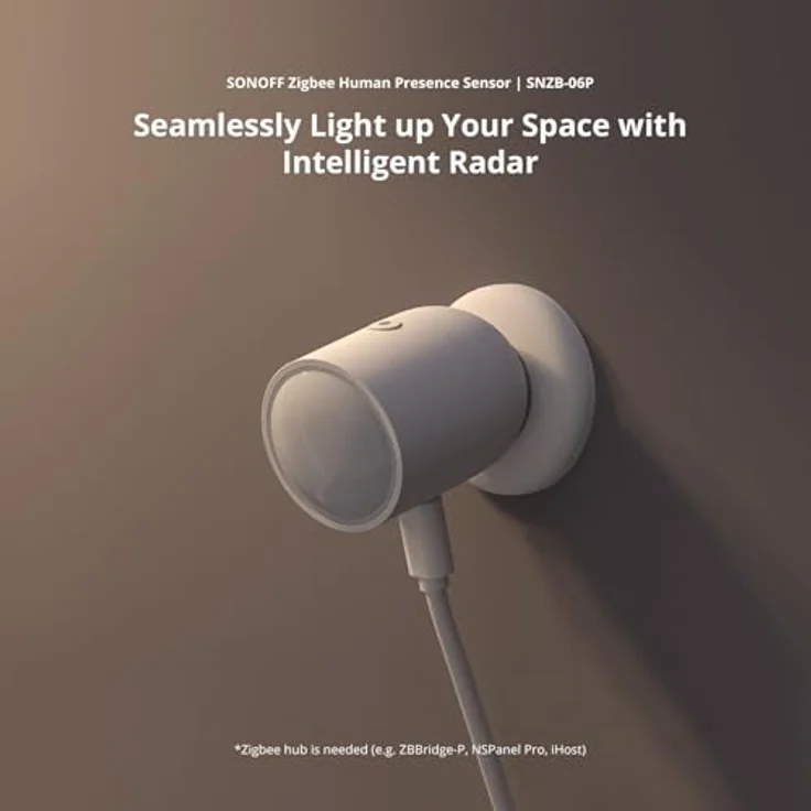 Sonoff SNZB-06P Human Presence Sensor, Mikrowellenradar, Zigbee 3.0, Smart Home-fähig – Bild 2