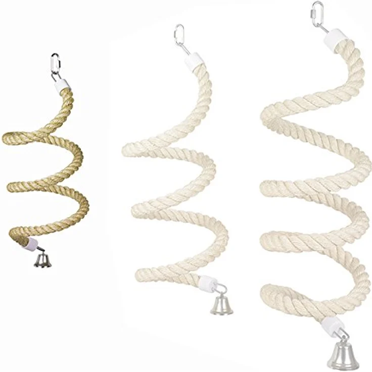 Nobby 31613 Cage Toy, Sisal Seil Spirale natur klein - Preisvergleich – Bild 2