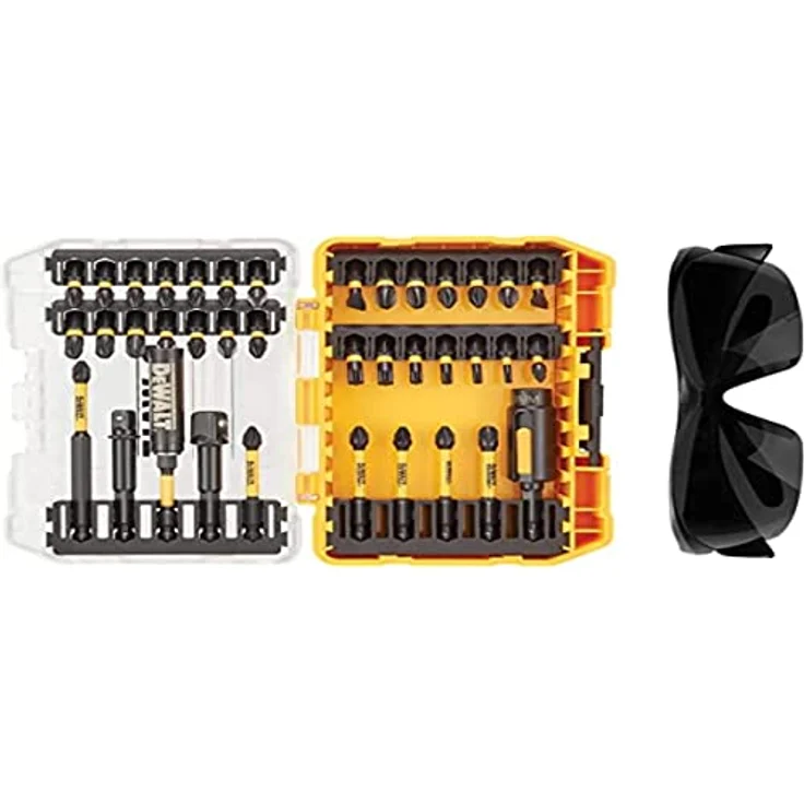 DEWALT DT70740T FLEXTORQTM Schraubendreher-Set 38-teilig, langlebig und robust + Schutzbrille – Bild 1