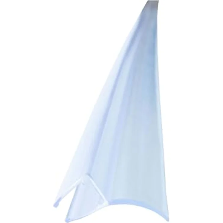 Bagnoxx Wanddichtung Dusche 2m für 8mm Glasstärke, transparente PVC-Dichtung mit einfacher Größenanpassung und hoher Strapazierfähigkeit – Bild 1